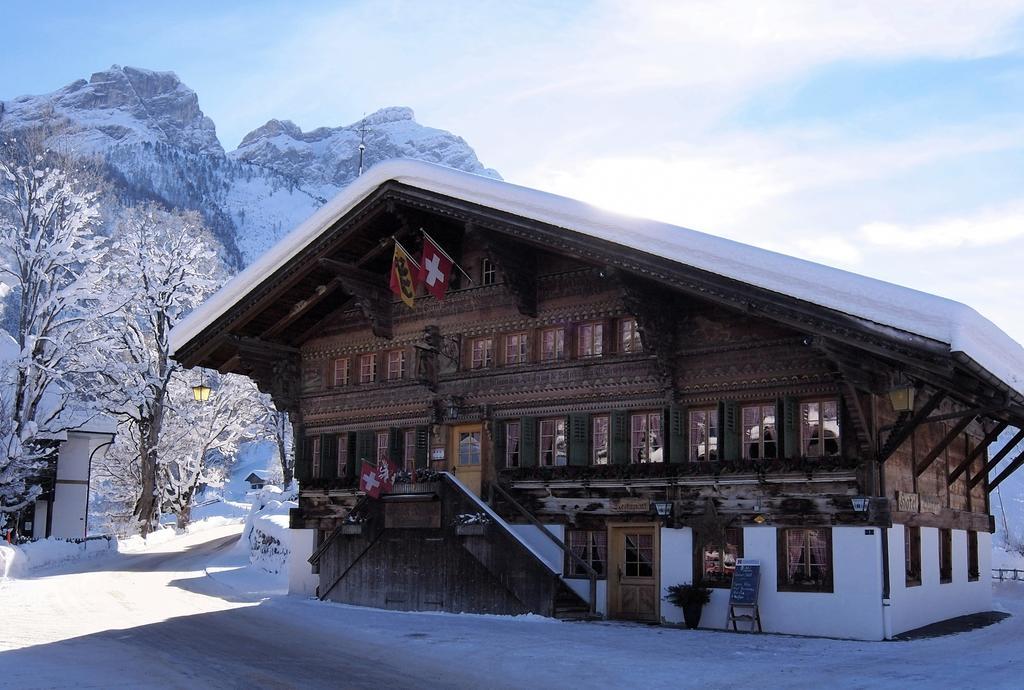 Hotel Restaurant Baren Gsteig Eksteriør bilde